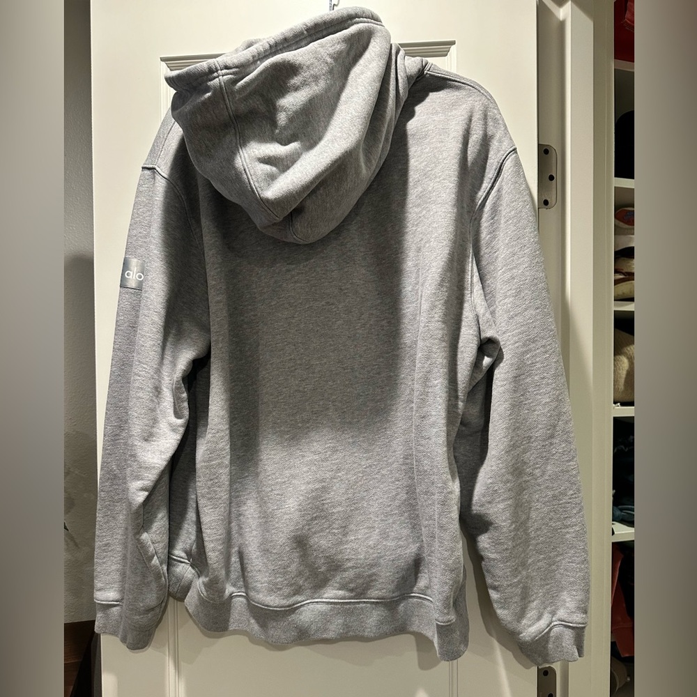 ALO Yoga Gray Oversized Hoodie - Picture 3 of 5